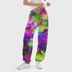 Женские джоггеры оверсайз 3D Буйство цвета - фото 2