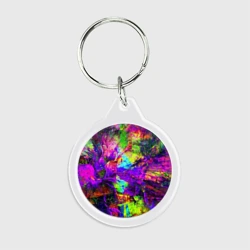 Брелок круглый Буйство цвета