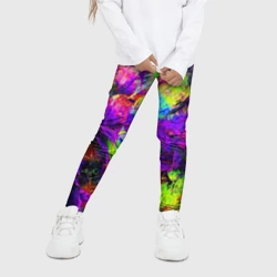 Детские леггинсы 3D Буйство цвета - фото 2