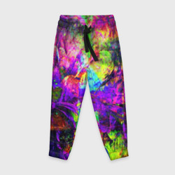 Детские брюки 3D Буйство цвета