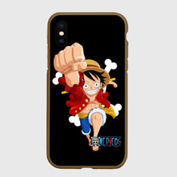 Чехол для iPhone XS Max матовый Удар One Piece