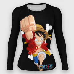 Женский рашгард 3D Удар One Piece