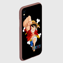 Чехол для iPhone XS Max матовый Удар One Piece - фото 2