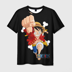 Мужская футболка 3D Удар One Piece