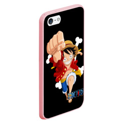 Чехол для iPhone 5/5S матовый Удар One Piece - фото 2