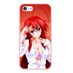 Чехол для iPhone 5/5S матовый High School DxD, Риас