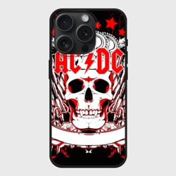 Чехол силиконовый для Apple iPhone 15 Pro матовый AC/DC