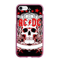 Чехол для iPhone 7/8 матовый AC/DC