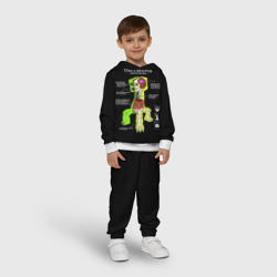 Детский костюм с толстовкой 3D Майнкрафт, Крипер - фото 2