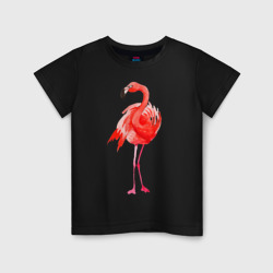 Детская футболка хлопок Фламинго