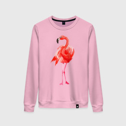 Женский свитшот хлопок Фламинго