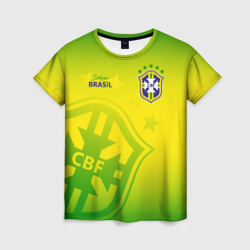 Женская футболка 3D Бразилия