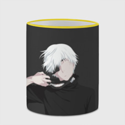 Кружка с полной запечаткой Kaneki Ken снимает маску - фото 2