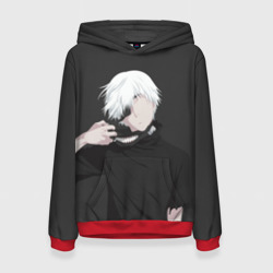 Женская толстовка 3D Kaneki Ken снимает маску