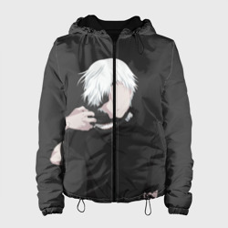 Женская куртка 3D Kaneki Ken снимает маску