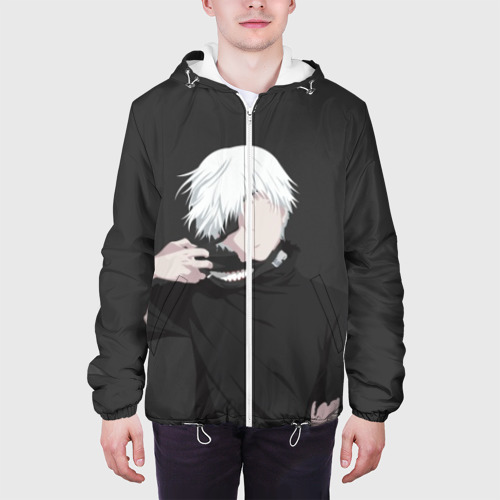 Мужская куртка 3D Kaneki Ken снимает маску, цвет 3D печать - фото 4