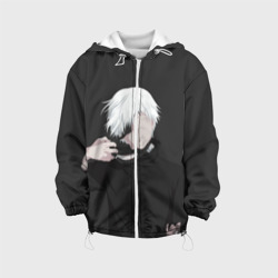 Детская куртка 3D Kaneki Ken снимает маску