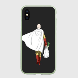 Чехол для iPhone XS Max матовый Saitama