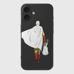 Чехол для iPhone 16 силиконовый с защитой камеры Saitama