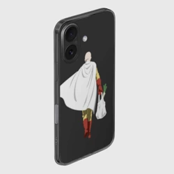 Чехол для iPhone 16 силиконовый с защитой камеры Saitama - фото 2