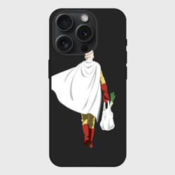 Чехол силиконовый для Apple iPhone 15 Pro матовый Saitama