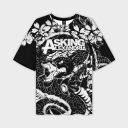 Мужская футболка oversize 3D Asking Alexandria