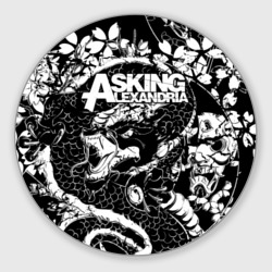 Круглый коврик для мышки Asking Alexandria