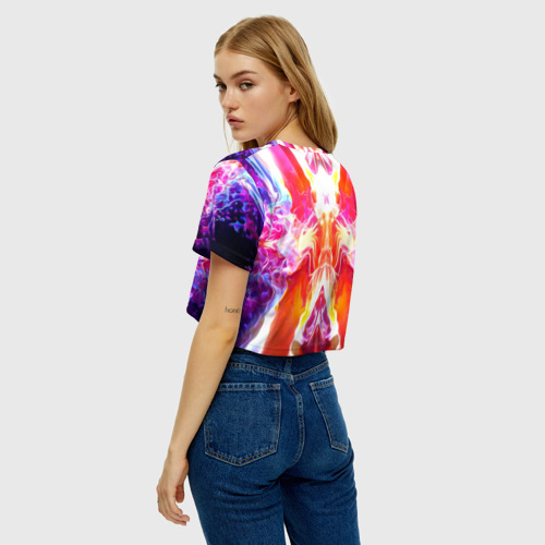 Женская футболка Crop-top 3D IMAGINE DRAGONS, цвет 3D печать - фото 5