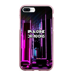 Чехол для iPhone 7Plus/8 Plus матовый Imagine dragons