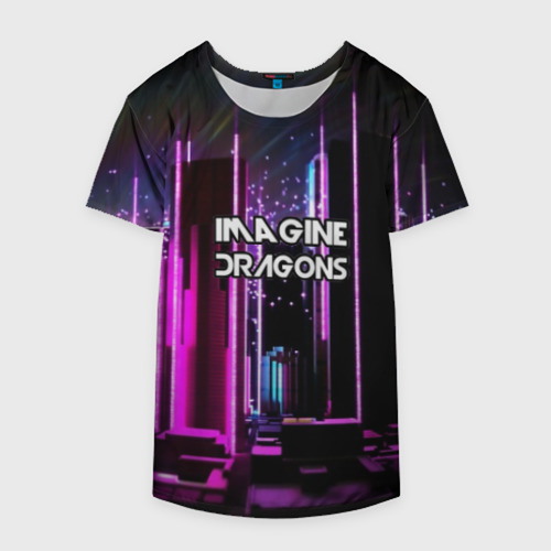 Накидка на куртку 3D Imagine dragons, цвет 3D печать - фото 4