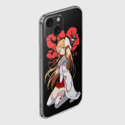 Чехол для iPhone 15 силиконовый с защитой камеры Асуна, Мастера меча онлайн - фото 2