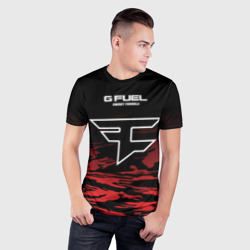 Мужская футболка 3D Slim FaZe clan - Jersey pro 2019 - фото 2