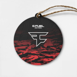 Деревянная игрушка круг FaZe clan - Jersey pro 2019