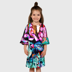 Детское платье 3D GRAFFITI - фото 2