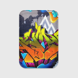 Картхолдер Magsafe магнитный Неоновое граффити