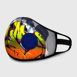 Маска из неопрена Неоновое граффити