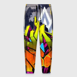 Мужские брюки 3D Неоновое граффити