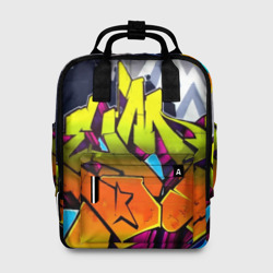 Женский рюкзак 3D Неоновое граффити