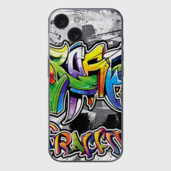 Чехол для iPhone 15 силиконовый с защитой камеры City Street