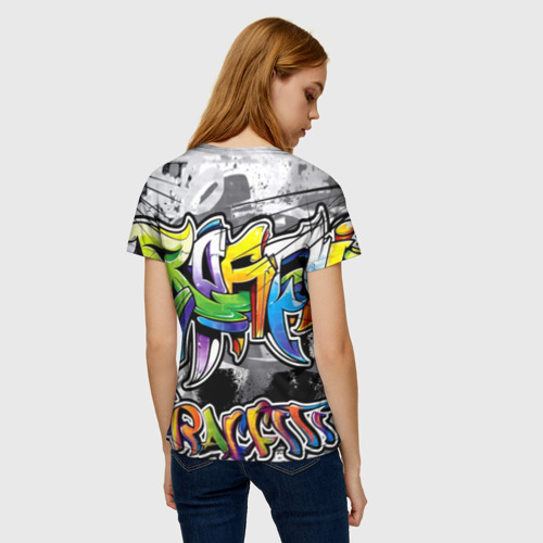 Женская футболка 3D City Street, цвет 3D печать - фото 4