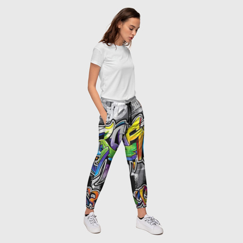 Женские брюки 3D City Street, цвет 3D печать - фото 5