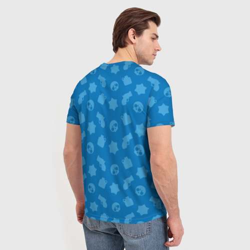 Мужская футболка 3D Brawl Star, цвет 3D печать - фото 4