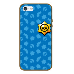 Чехол для iPhone 5/5S матовый Brawl Star