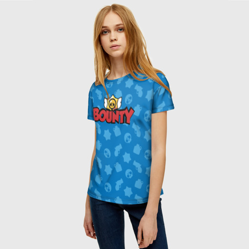 Женская футболка 3D Bounty BS, цвет 3D печать - фото 3
