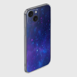 Чехол для iPhone 15 силиконовый с защитой камеры Космос - фото 2