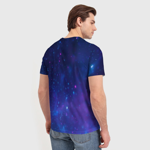 Мужская футболка 3D Космос, цвет 3D печать - фото 4