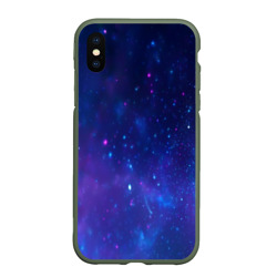 Чехол для iPhone XS Max матовый Космос