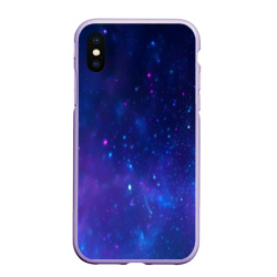 Чехол для iPhone XS Max матовый Космос