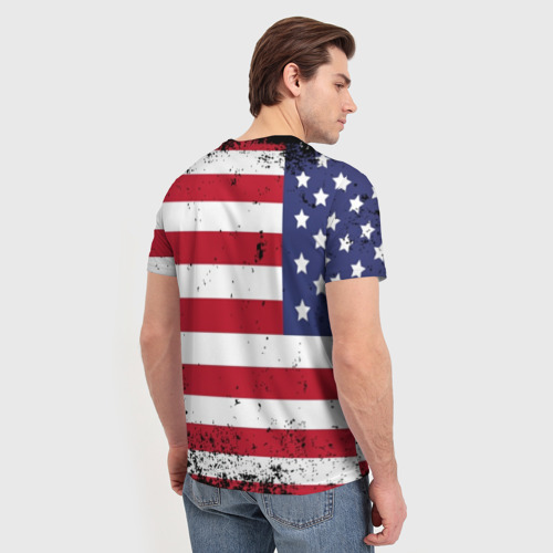 Мужская футболка 3D США - фото 4