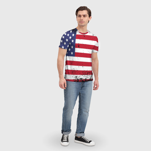Мужская футболка 3D США - фото 5